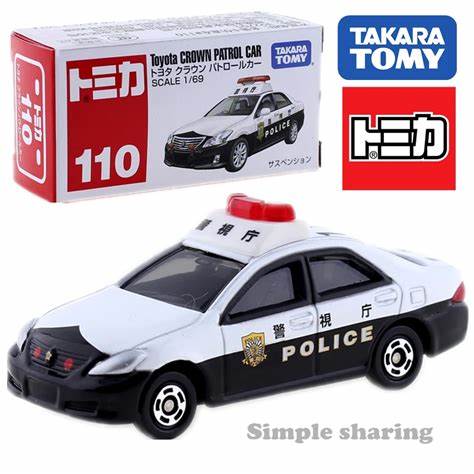 TAKARA TOMY TOYOTA CROWN PATROL CAR 1/69 SCALE NO:110