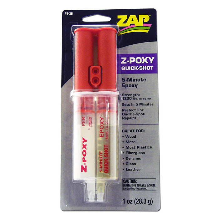 ZAP PT-36 1 OZ. ZAP 5 MINUTE QUICK SHOT SYRINGE