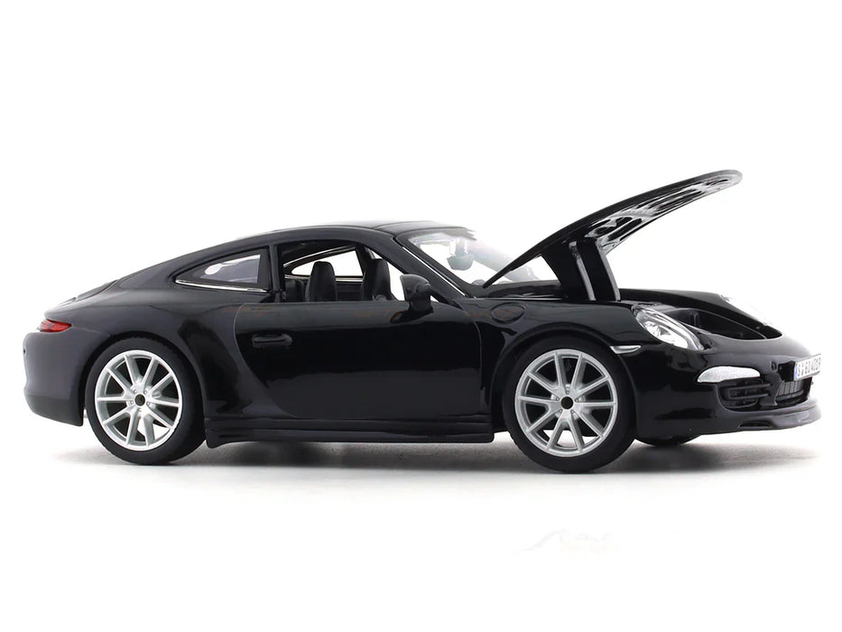 BBURAGO PORSCHE 911 CARRERA (BLACK)  1/24 SCALE 18-91065B