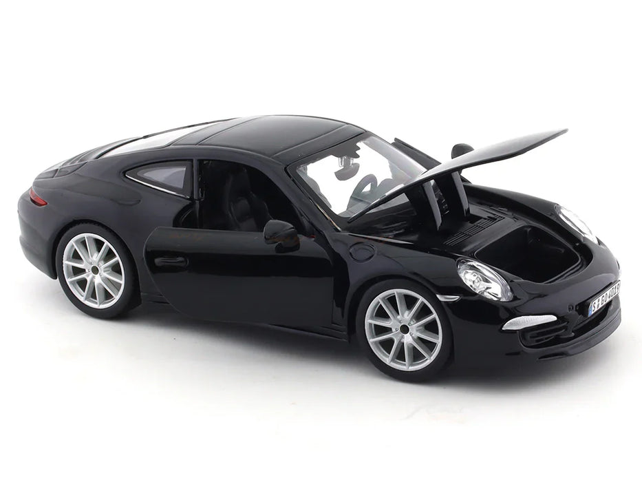 BBURAGO PORSCHE 911 CARRERA (BLACK)  1/24 SCALE 18-91065B