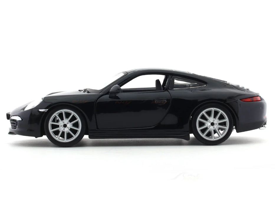 BBURAGO PORSCHE 911 CARRERA (BLACK)  1/24 SCALE 18-91065B