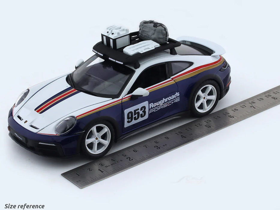 BBURAGO 1/24 SCALE PORSCHE 911 DAKAR DIECAST MODEL 1/24 SCALE 18-98029