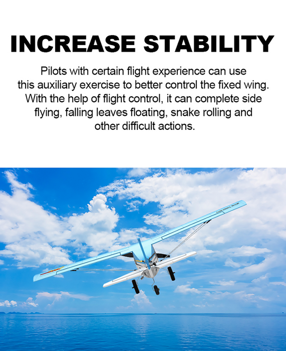 CROSS-COUNTRY AIRCRAFT QIDI-560 M7 51.2CM WING SPAN 37CM FUSELAGE (BLUE)