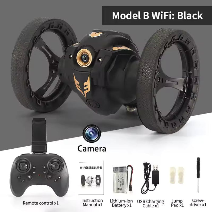 RC STUNT BOUNCE CAR WITH WIFI FLIP ROTATE 360 CLIMB& BOUNCE Q207