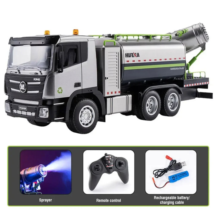 HUINA 616/ 1316 RC TRUCK GUN SANITATION VEHICLE