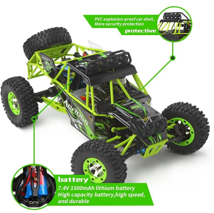 WL TOYS RC CAR-12427 ELECTRIC 1/12 SCALE- WATER PROOF