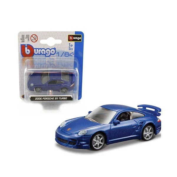 BBURAGO 2006 PORSCHE 911 TURBO 1/64 SCALE