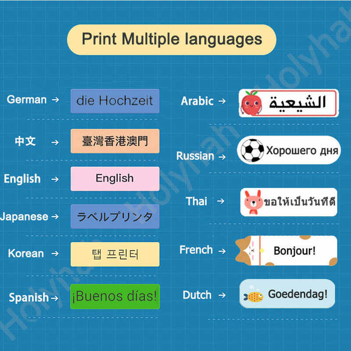 Thermal Label Printer Mini D11
