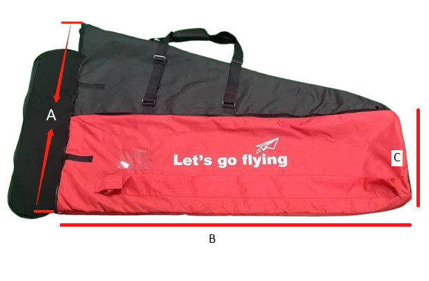 85CC-120CC WING BAG WATERPROOF WITH FOAM PROTECTION