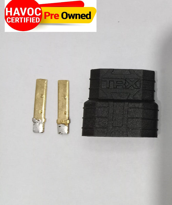 TRAXXAS CONNECTOR 4 S MALE (1 PC) (FOR ESC USE)  TRX3070R (QUALITY PRE OWNED)