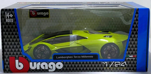 BBURAGO LAMBORGHINI TERZO MILLENNIO GREEN 1/24 DIECAST MODEL