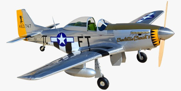 SEAGULL P-51D CHARLOTTE’S CHARIOT II 71" 30CC ARF KITS