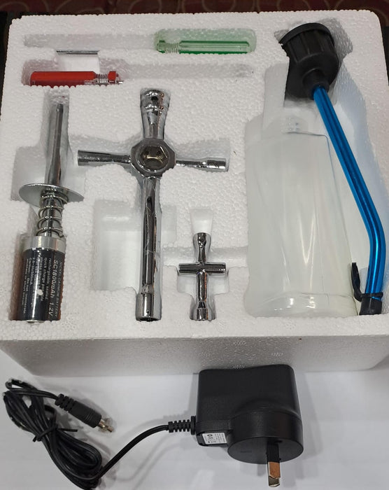 HSP 80141 ORIGINAL NITRO STARTER KIT GLOW PLUG IGNITER CHARGER TOOLS FUEL BOTTLE FOR HSP REDCAT NITRO POWERED 1/8 1/10 RC CAR