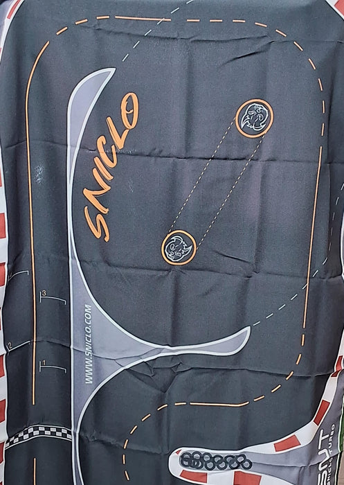 SNICLO TURBO RACING TRACK MAT (BLACK) 1:76 SCALE (1600MM X 75MM)