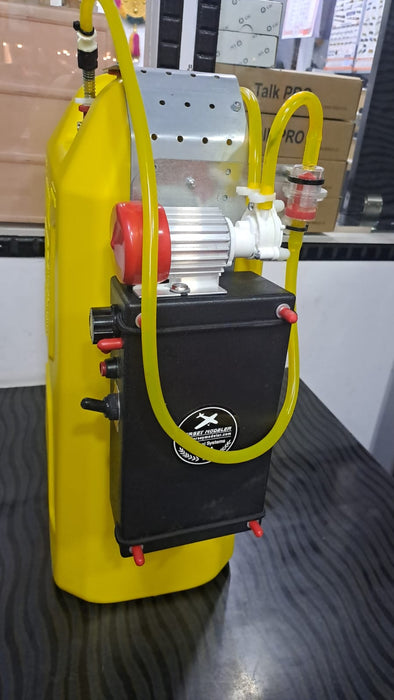 JERSEYMODELER 5 GALLON CAN WITH HIGH FLOW DLE PUMP FOR GAS, SMOKE, KERO OR DIESEL
