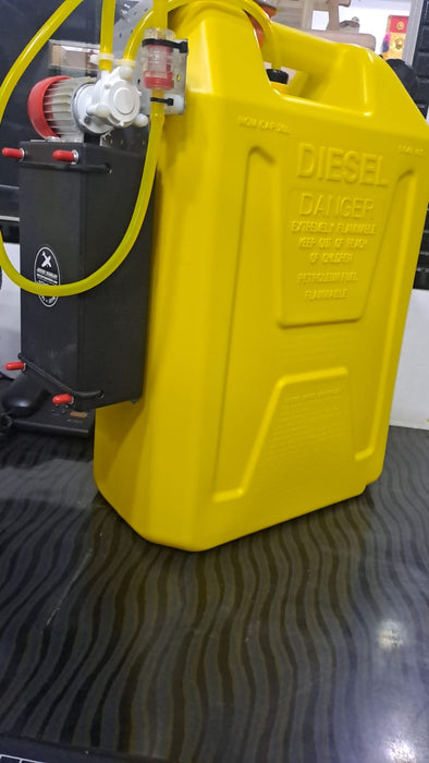 JERSEYMODELER 5 GALLON CAN WITH HIGH FLOW DLE PUMP FOR GAS, SMOKE, KERO OR DIESEL