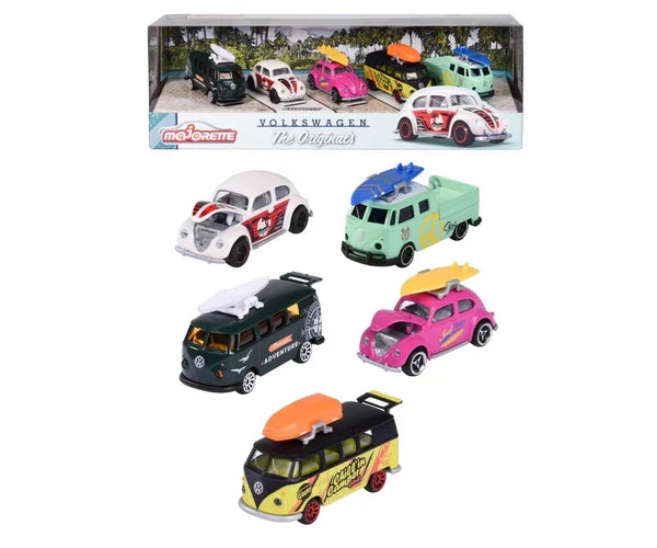 MAJORETTE VOLKSWAGEN THE ORIGINALS 5 PIECES PACK