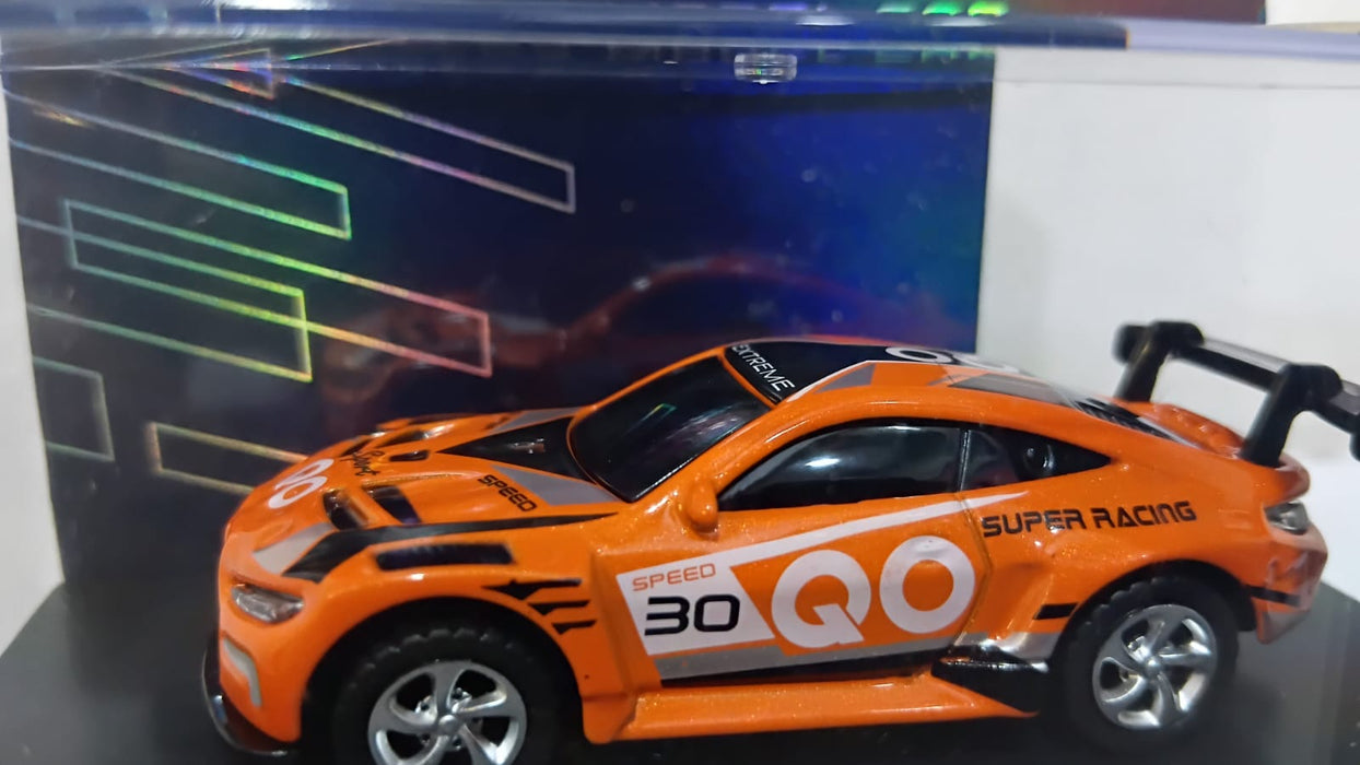 MINI RC CAR SMALL POCKET (SUPER RACING QO 30) 1:64 SCALE MODEL HG4-107