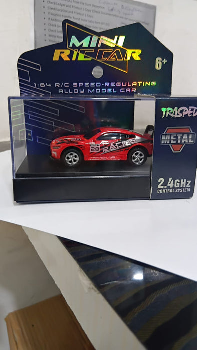 MINI RC CAR SMALL POCKET (SPORTS RACING VICTORY 28) 1:64 SCALE MODEL HG4-107