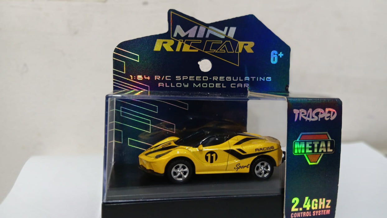 MINI RC CAR SMALL POCKET (SUPER RACING SPORTS 11) 1:64 SCALE MODEL HG4-110