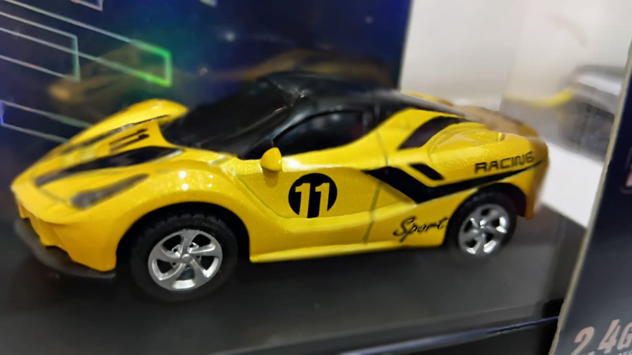 MINI RC CAR SMALL POCKET (SUPER RACING SPORTS 11) 1:64 SCALE MODEL HG4-110