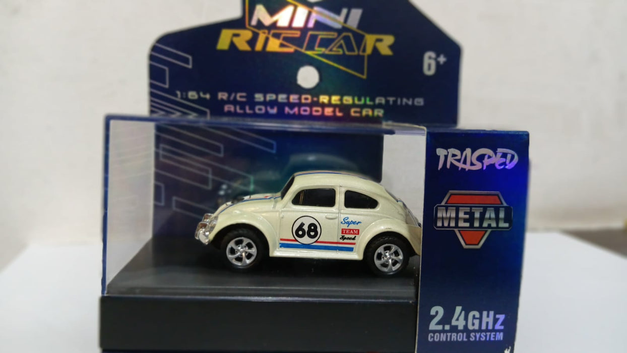 MINI RC CAR SMALL POCKET (SUPER TEAM 68) 1:64 SCALE MODEL HG4-108