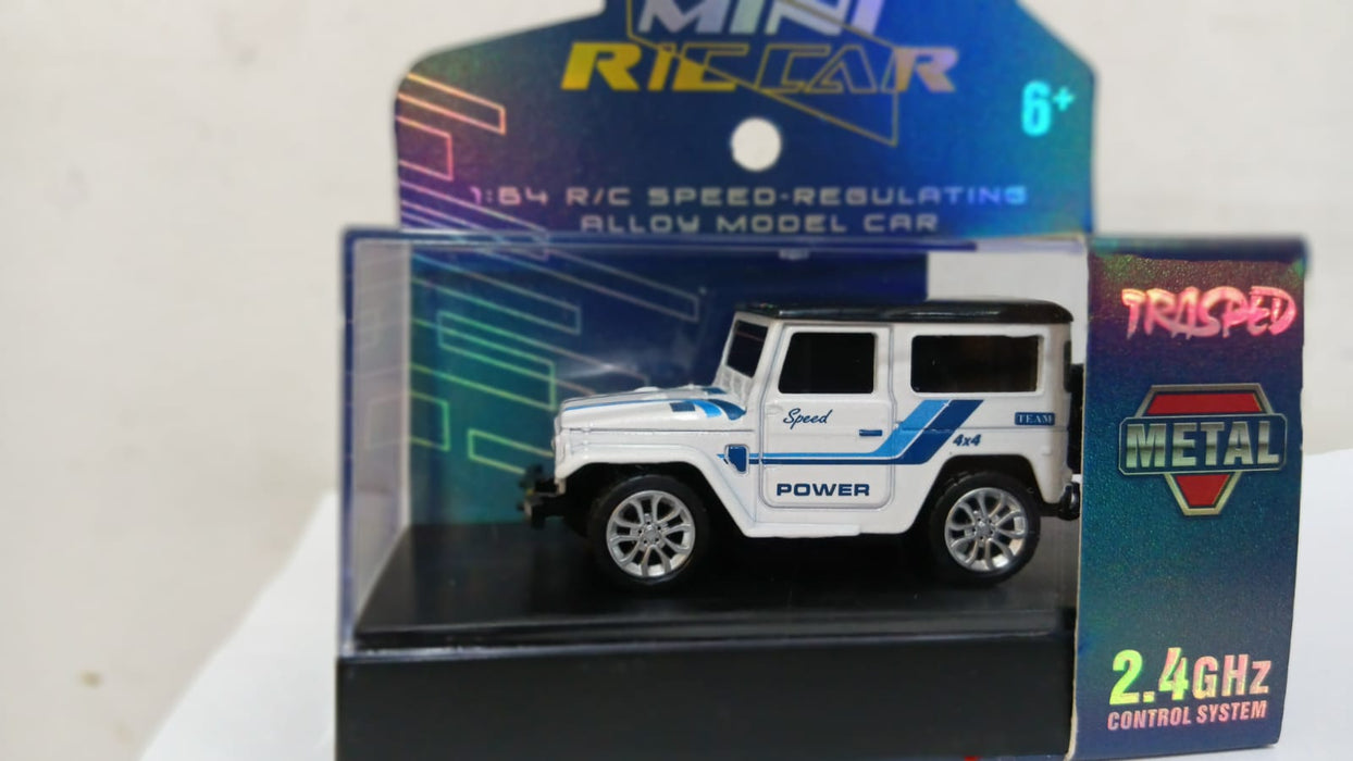 MINI RC CAR SMALL POCKET (SPEED POWER 4X4) 1:64 SCALE MODEL HG4-106