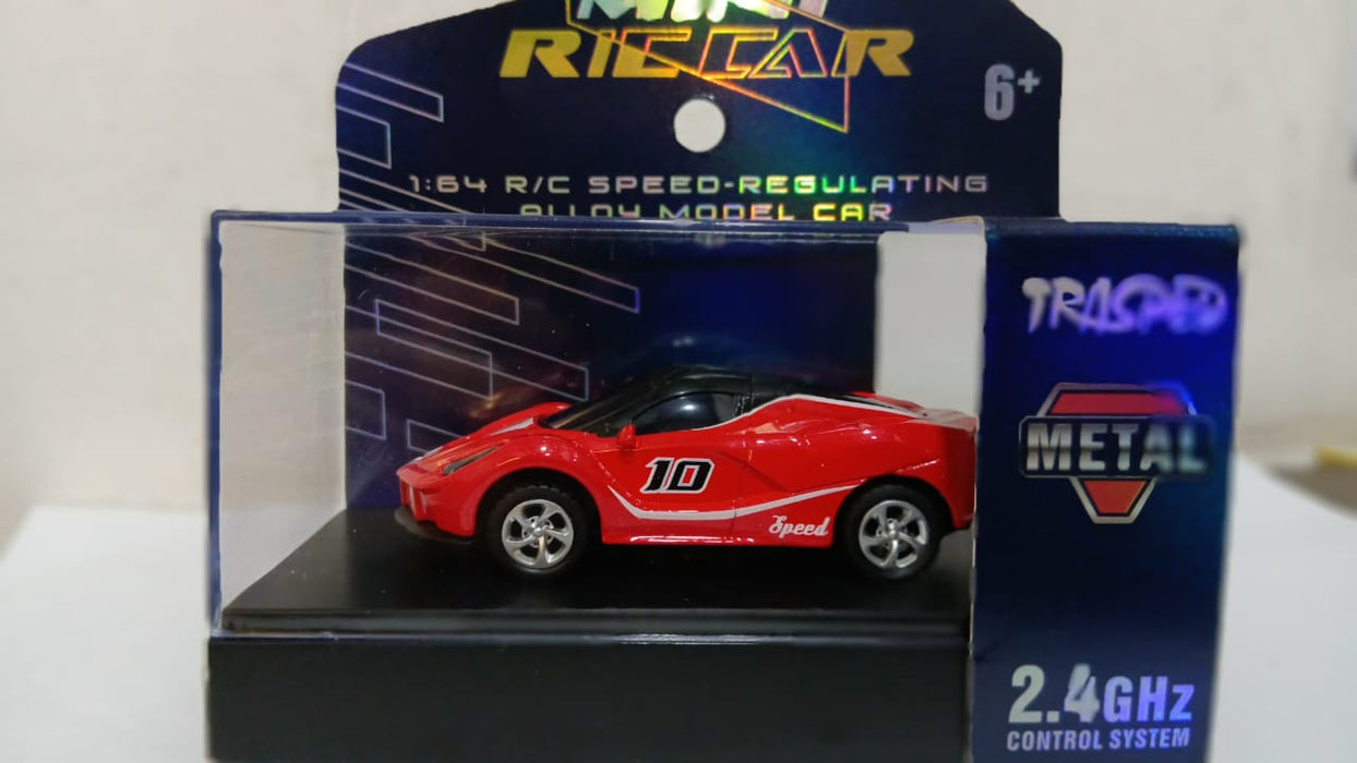 MINI RC CAR SMALL POCKET (SUPER RACING) 1:64 SCALE MODEL HG4-110