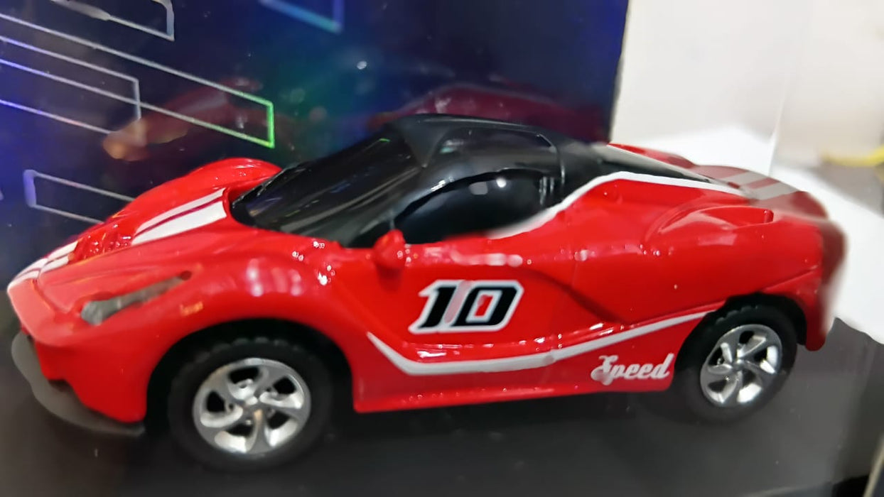 MINI RC CAR SMALL POCKET (SUPER RACING) 1:64 SCALE MODEL HG4-110