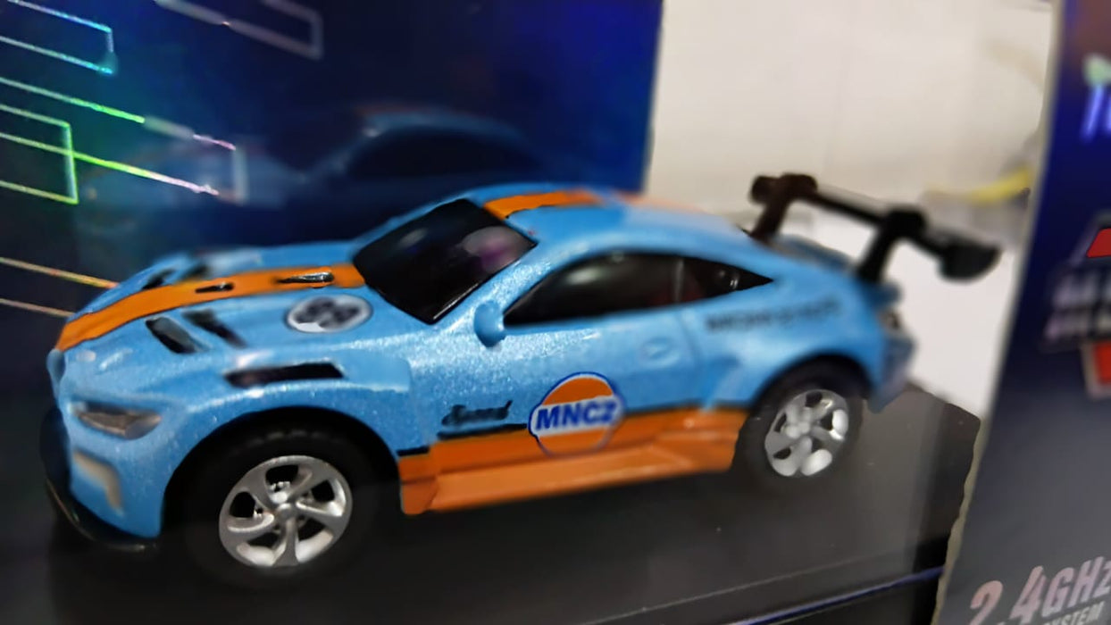 MINI RC CAR SMALL POCKET (SPORTS RACING MNCZ 99) 1:64 SCALE MODEL HG4-107