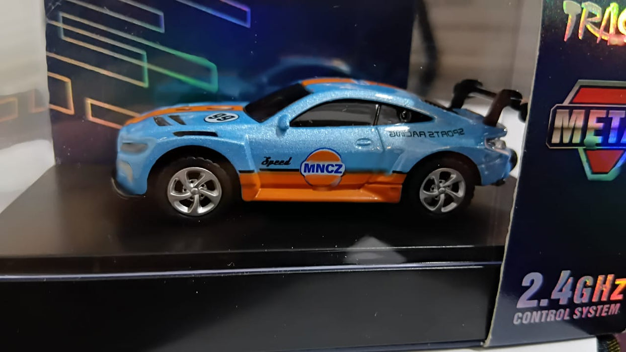MINI RC CAR SMALL POCKET (SPORTS RACING MNCZ 99) 1:64 SCALE MODEL HG4-107