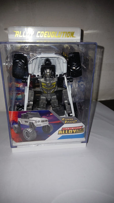 DIE CAST TRANSFORMING ROBOT TOYS DUAL ALLOY DEFORM METALBOY WITH ASSASSIN VS SHADOW