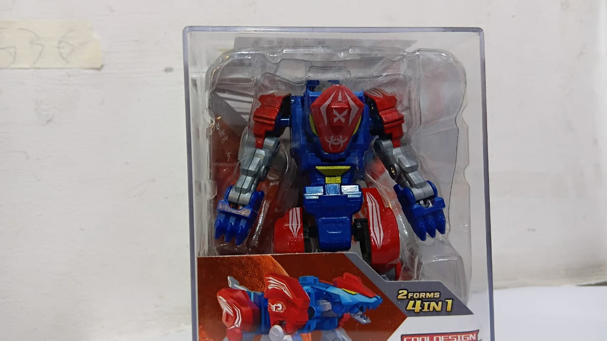 DEFORM METALBOY WITH CHEETAH KING DIE CAST TRANSFORMING ROBOT TOYS DUAL ALLOY VS HUMAN FORM