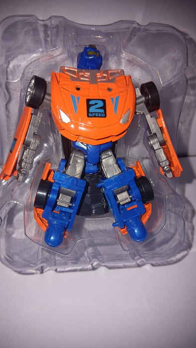 DIE CAST TRANSFORMING ROBOT TOYS DUAL ALLOY DEFORM METALBOY WITH HUNTING VS WIND BLADE