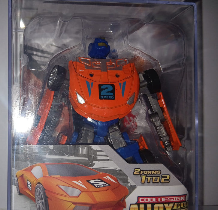 DIE CAST TRANSFORMING ROBOT TOYS DUAL ALLOY DEFORM METALBOY WITH HUNTING VS WIND BLADE