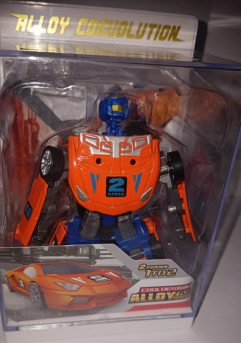 DIE CAST TRANSFORMING ROBOT TOYS DUAL ALLOY DEFORM METALBOY WITH HUNTING VS WIND BLADE