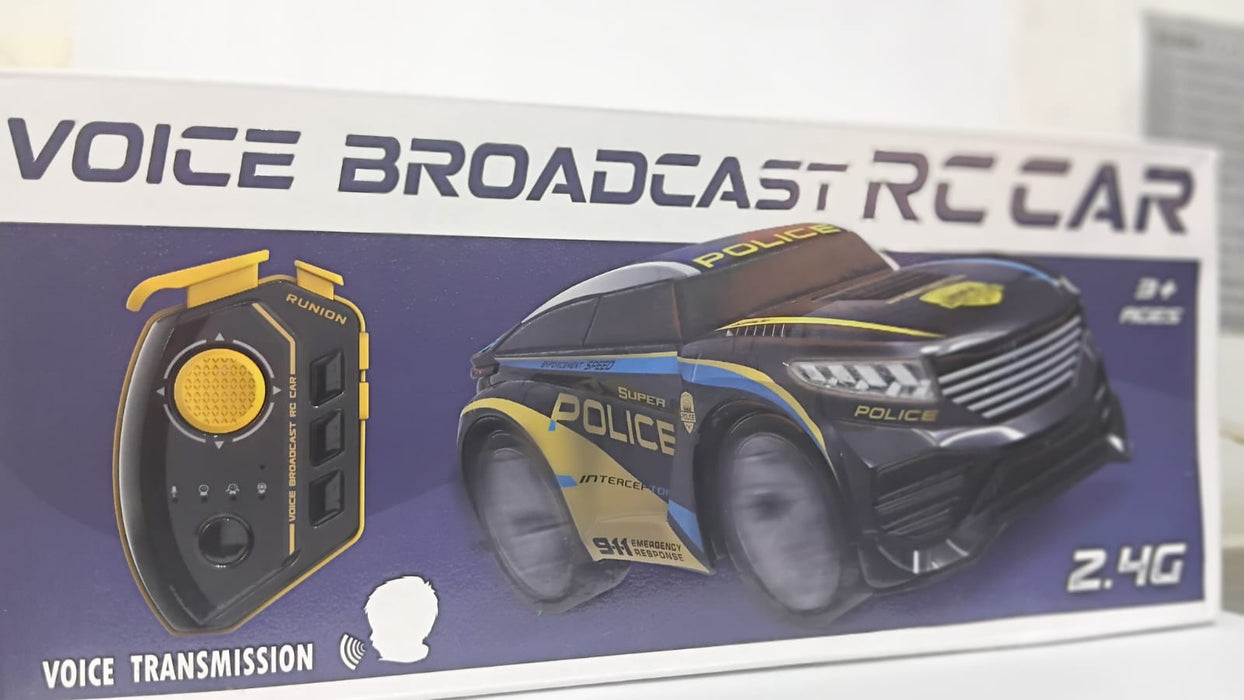 VOICE BROADCAST RC POLICE CAR MODEL NO: R-256S