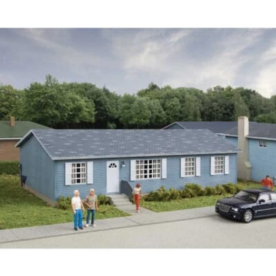 WALTHERS CORNERSTONE HO SCALE MODERN SECTIONAL HOUSE&nbsp;MODEL&nbsp;KIT 933-4150