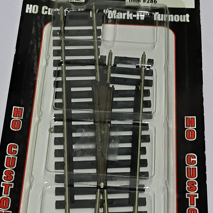 HO SCALE RIGHT TURNOUT ATL286 - CODE 100 #8 MARK IV