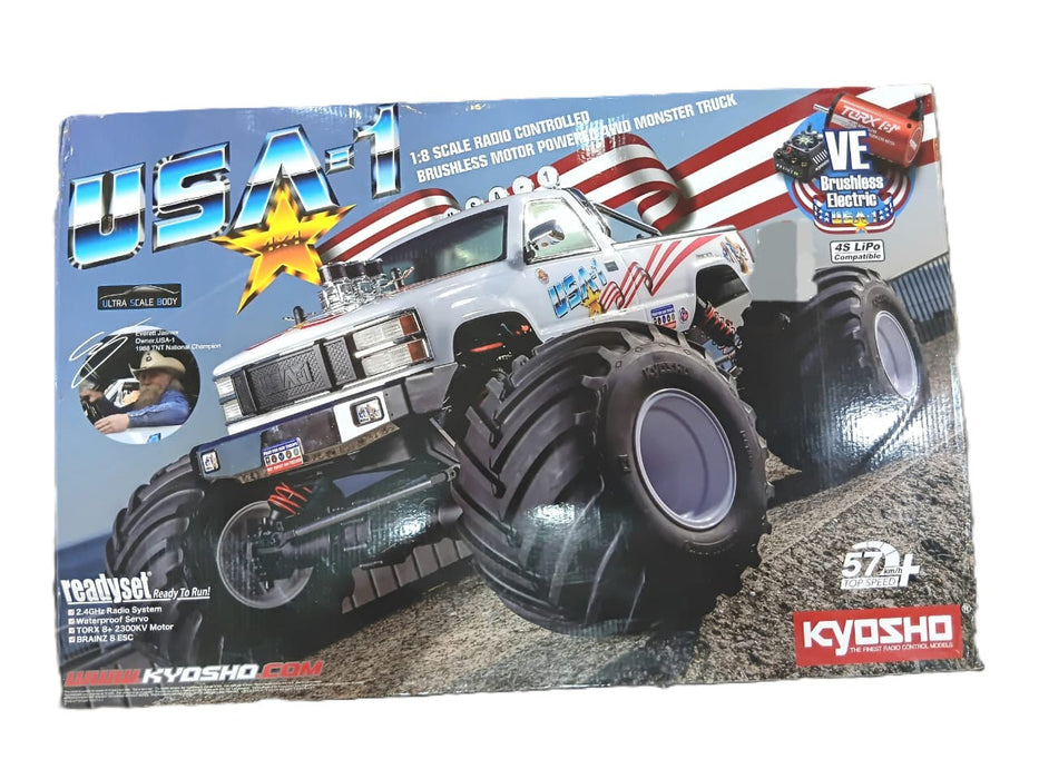 KYOSHO 1/8 USA-1 VE 4S 4X4 Brushless Electric Monster Truck RTR (34257D)
