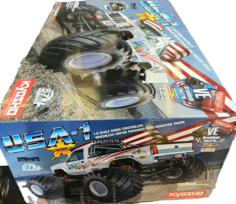 KYOSHO 1/8 USA-1 VE 4S 4X4 Brushless Electric Monster Truck RTR (34257D)