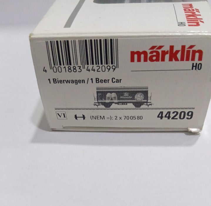 MARKLIN H0 44209 1:87 Scale Beer Car “Weihenstephan” – Detailed Model Freight Car