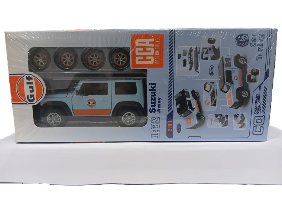 CCA GULF 67135F 1:32 SUZUKI JIMNY CAR TUNING 2 IN 1 SKY BLUE