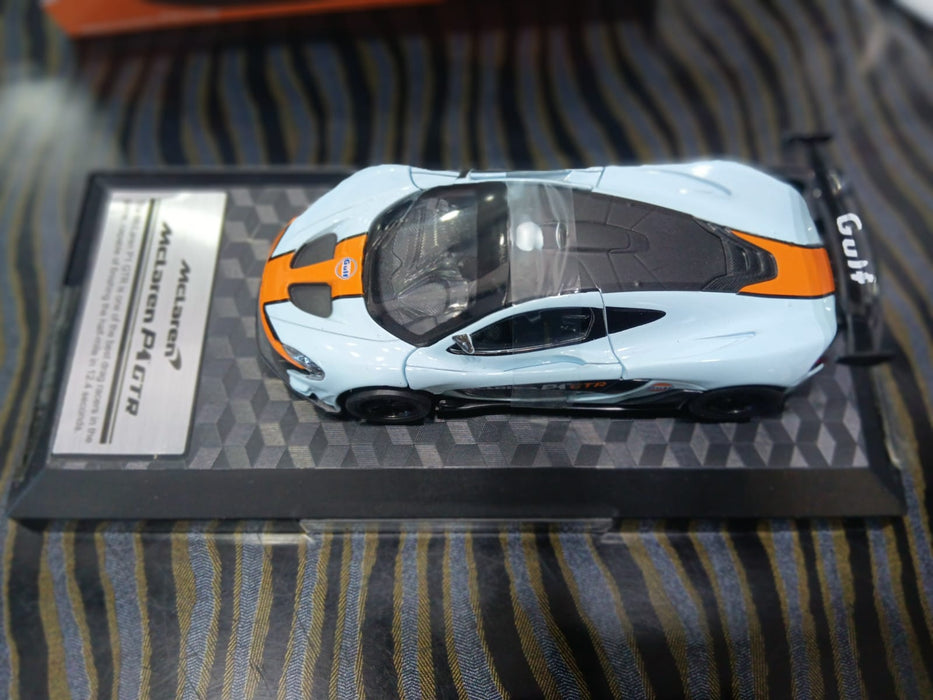 CCA GULF 1:31 MCLAREN P1 GTR DIECAST MODEL 88444F CAR SKY BLUE