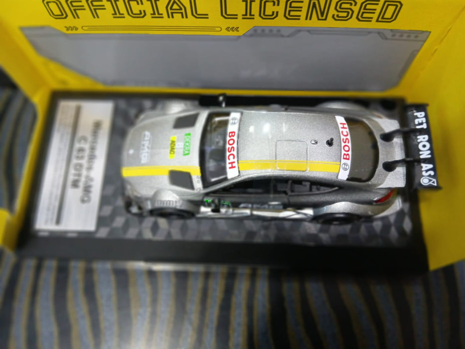 CCA 1:32 MERCEDES-AMG C 63 DTM DIECAST MODEL  88447 CAR SILVER