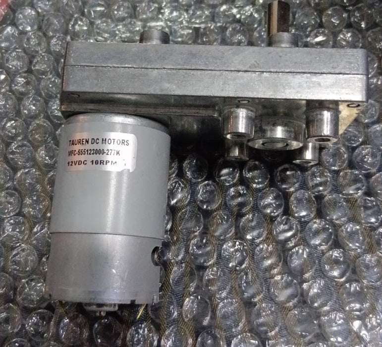 12V RECTANGLE GEAR / GEARED MOTOR 1 TAUREN DC MOTOR MFC-555123000-277K 12V DC 10RPM
