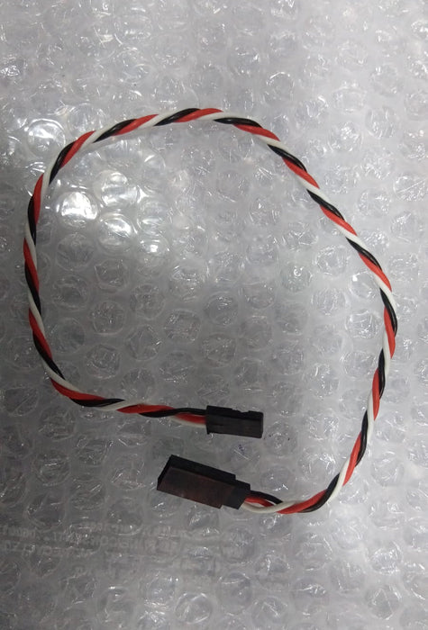 SAFECONNECT TWISTED 30CM 22AWG SERVO LEAD EXTENTION (FUTABA) CABLE