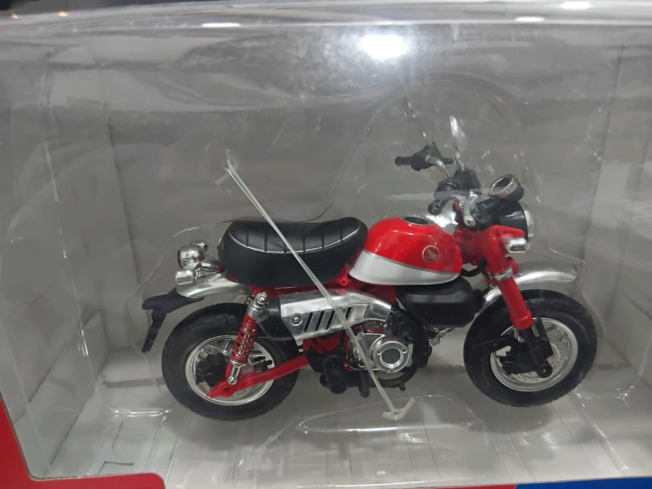 F3 HONDA MONKEY 125 1:12 DIE-CAST BIKE MODEL M12-20A RED/BLACK