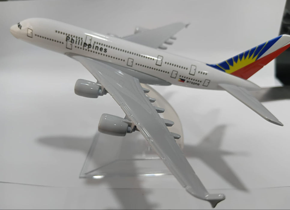 AIRPLANE METAL DIECAST PHILIPPINES N752PR A380 16CM