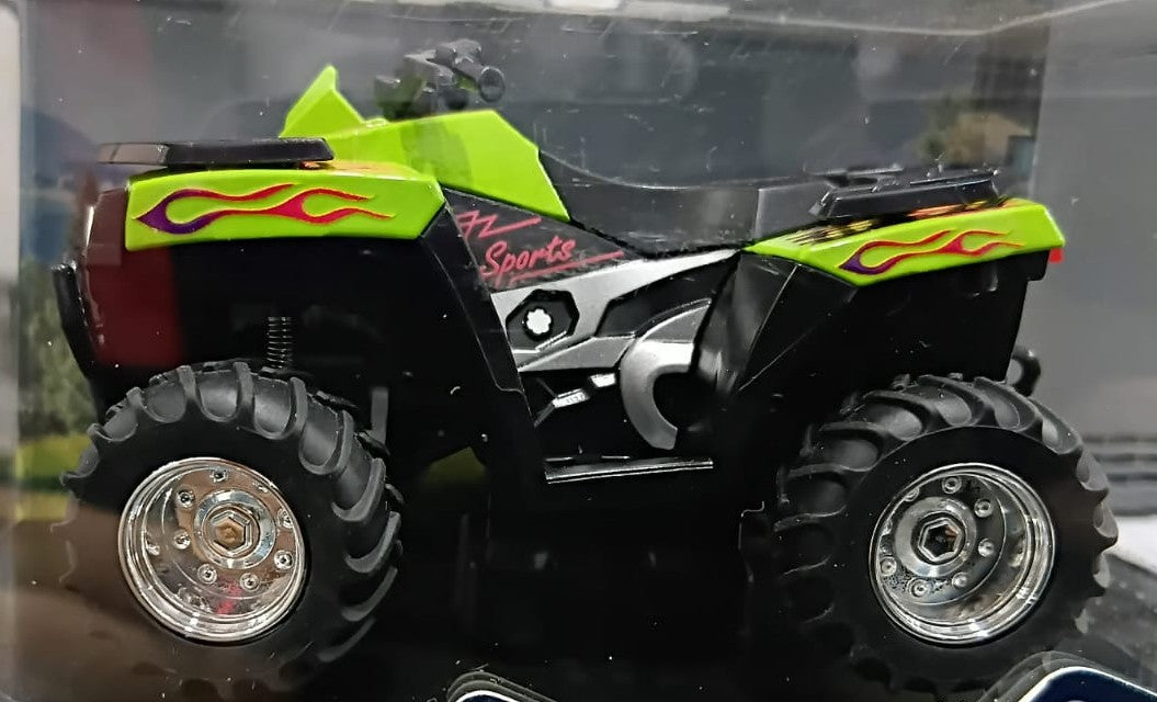 MINI RC CAR SMALL POCKET 1:64 SPEED REGULATING ALLOY MODEL HG4-426 GREEN